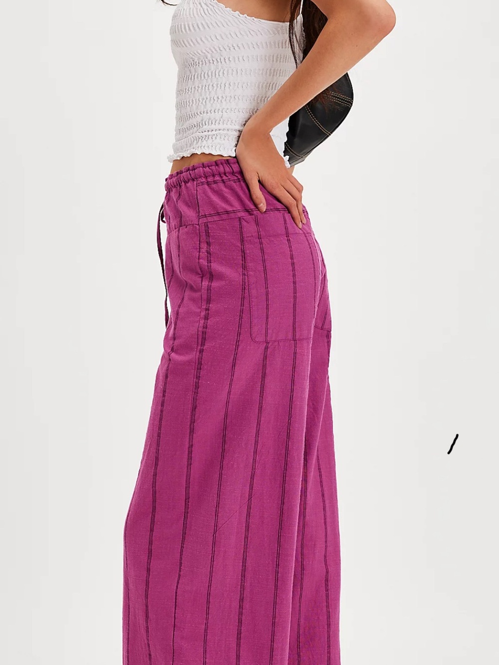 Free People Hudson Canyon Textured Stripe Pants Size Large